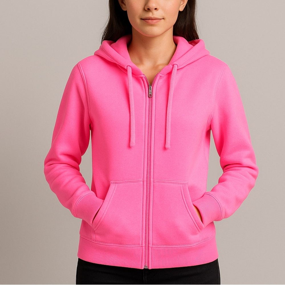 Xhilaration Neon Pink Sweatshirt Hoodie Casual Top